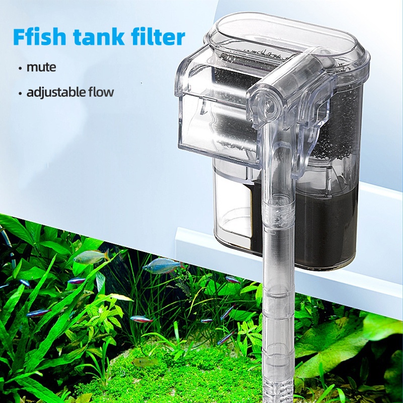 Cleaner Fish Aquarium - فلتر USB معلق صغير لأحواض السمك