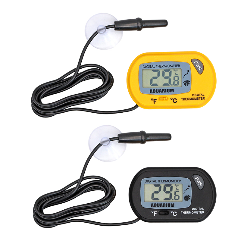Aquarium Thermometer - مقياس حرارة رقمي LCD لحوض السمك،