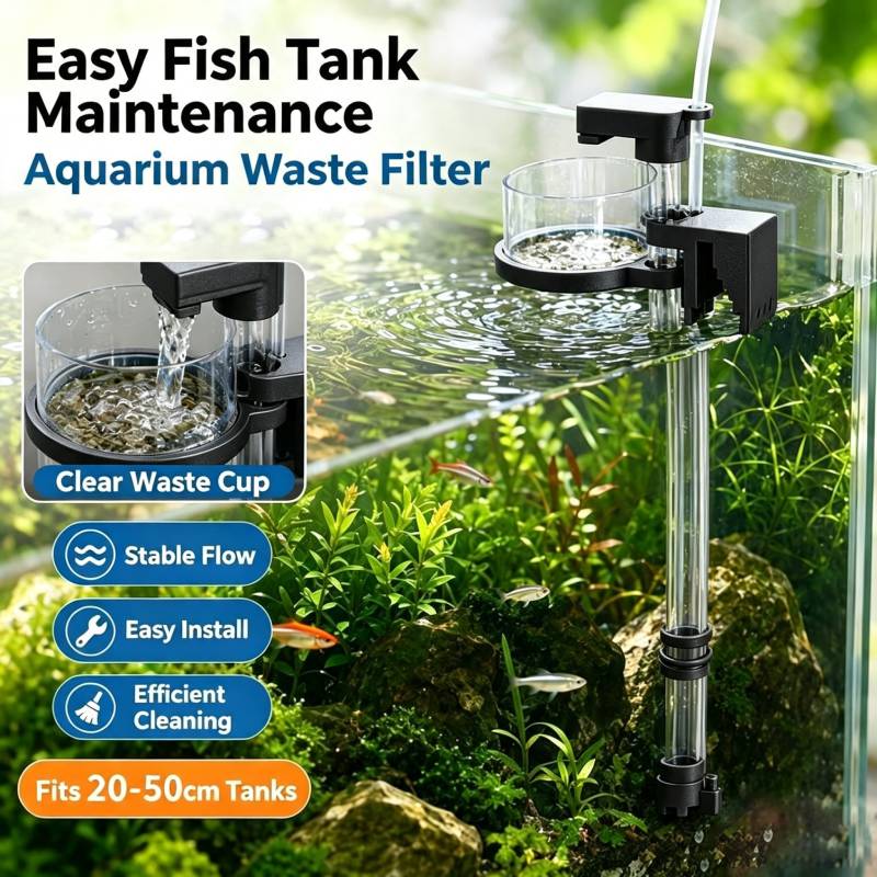 Cleaner Fish Aquarium - منظف فضلات الأسماك القابل للفصل بالرفع