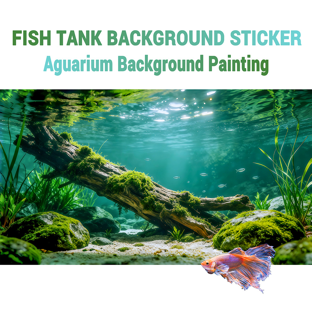Aquarium Fish Games - خشب ميت في قاع النهر، ملصقات