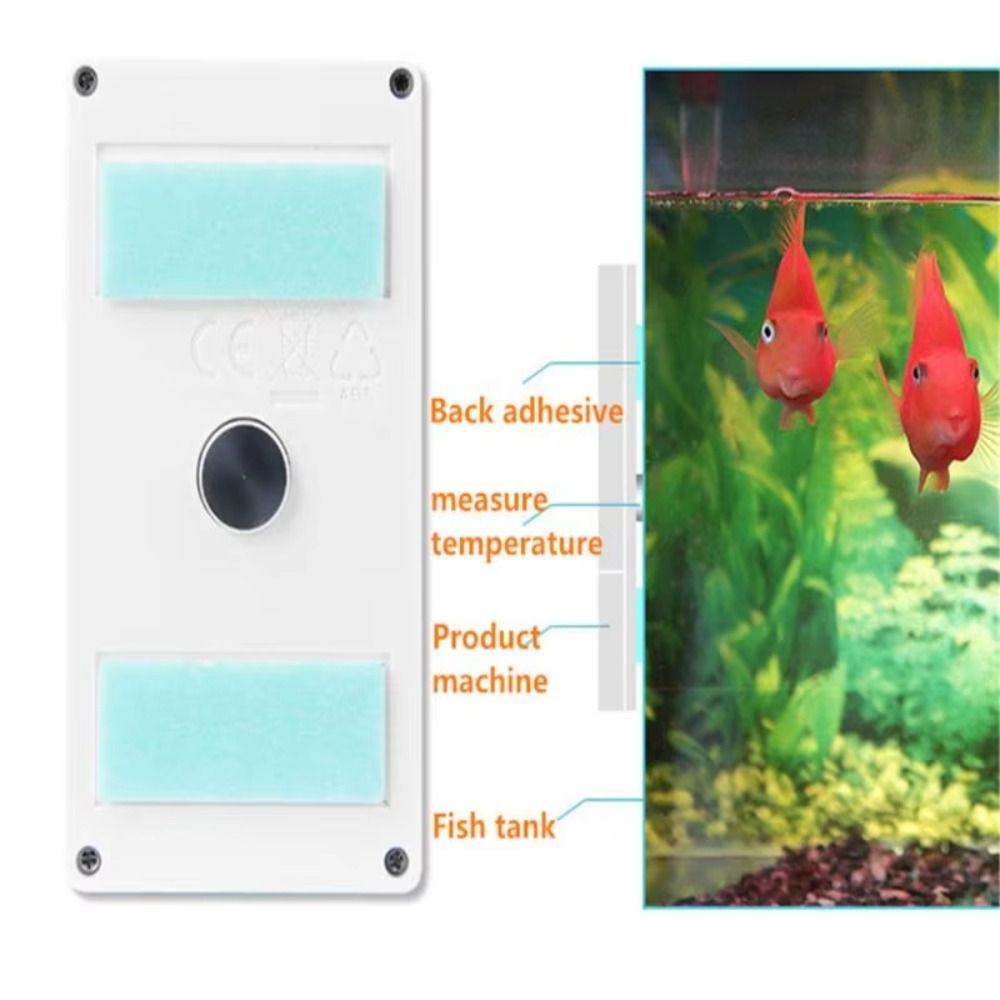Aquarium Thermometer - LCD شاشة ديجيتال حوض السمك الصغير