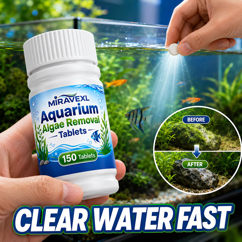 Cleaner Fish Aquarium - أقراص ميراڤيكس إل 150 لإزالة الطحالب