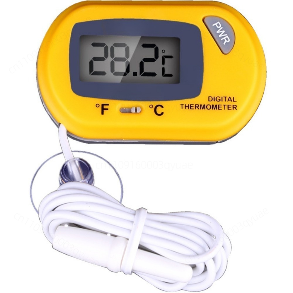 Aquarium Thermometer - مقياس حرارة رقمي بشاشة LCD للأحواض