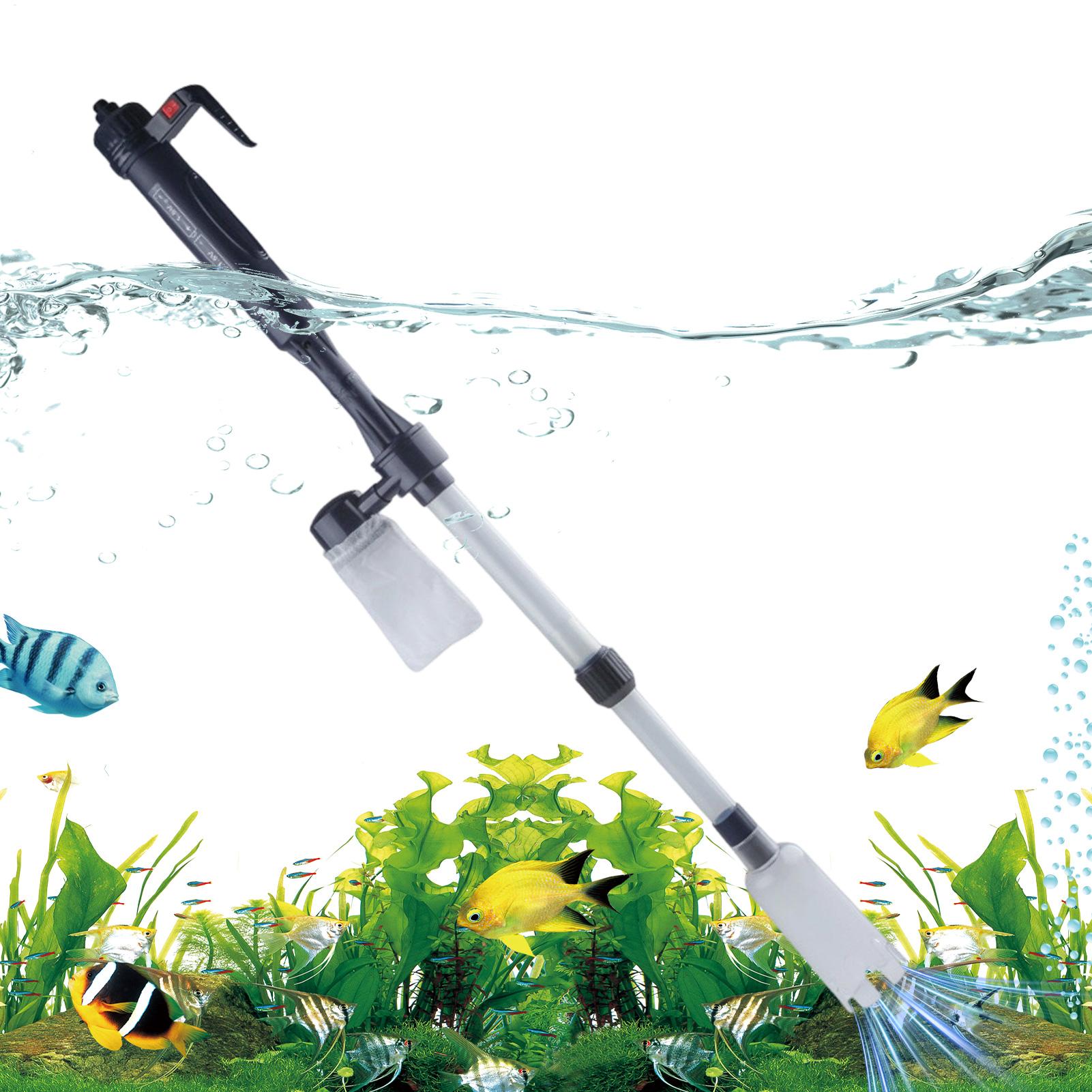 Cleaner Fish Aquarium - منظف حصى حوض السمك الكهربائي التلسكوبي