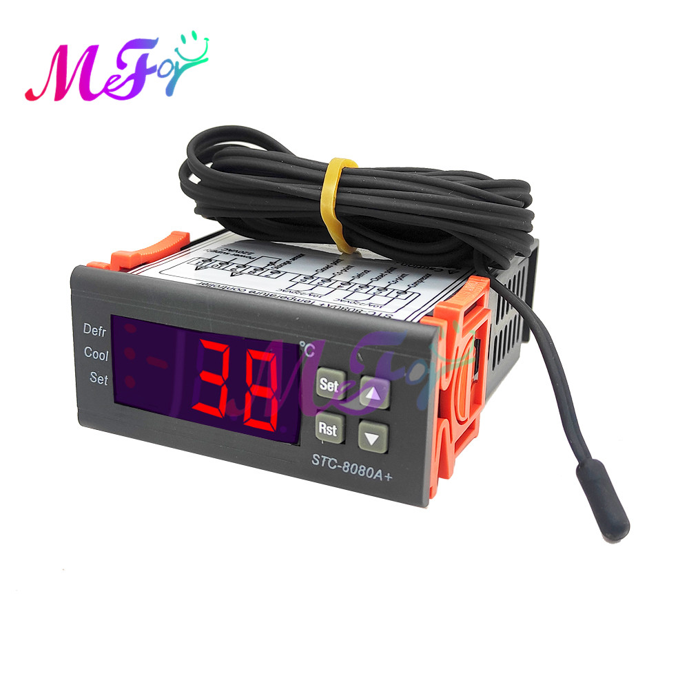 Aquarium Thermometer - الرقمية متحكم في درجة الحرارة STC-8080A