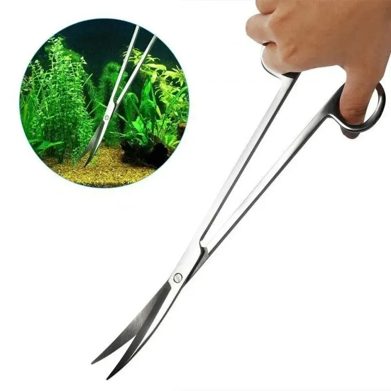 Cleaner Fish Aquarium - مقص حوض السمك، أداة تنظيف طويلة