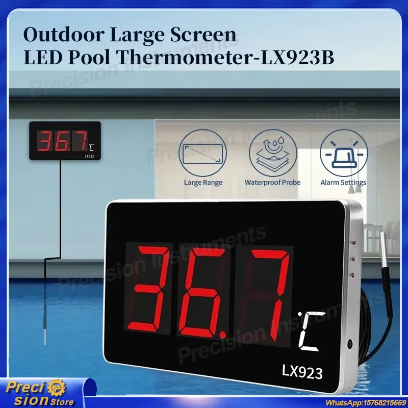 Aquarium Thermometer - مقياس حرارة رقمي لحوض السمك مع