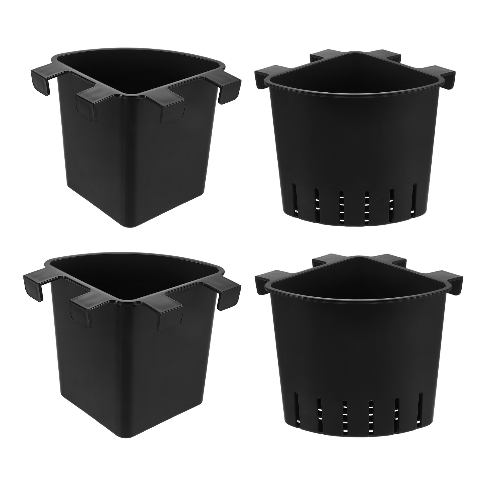 4 قطع من حوامل النباتات المعلق - مراجعة Aquarium Fish Black وسعره