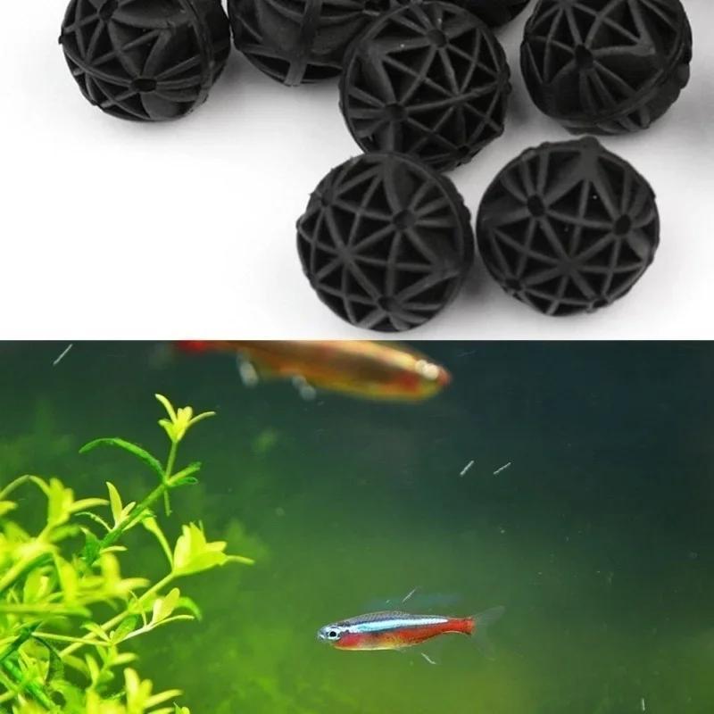 50 قطعة من كرات الفلتر البيولو - مراجعة Fish Tank Filter Aquarium وسعره