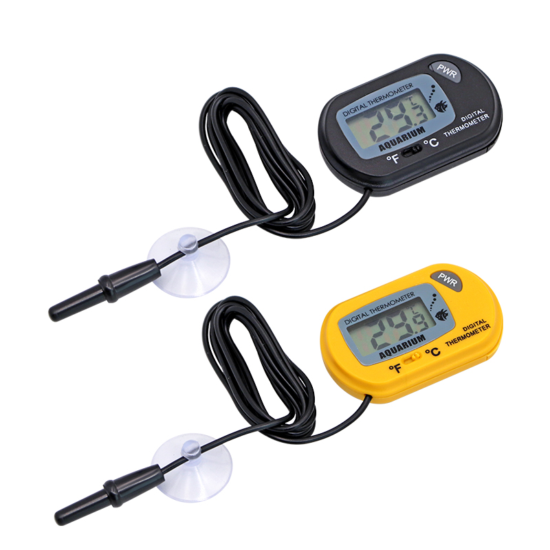 مقياس حرارة رقمي LCD لحوض السم - مراجعة Aquarium Thermometer وسعره