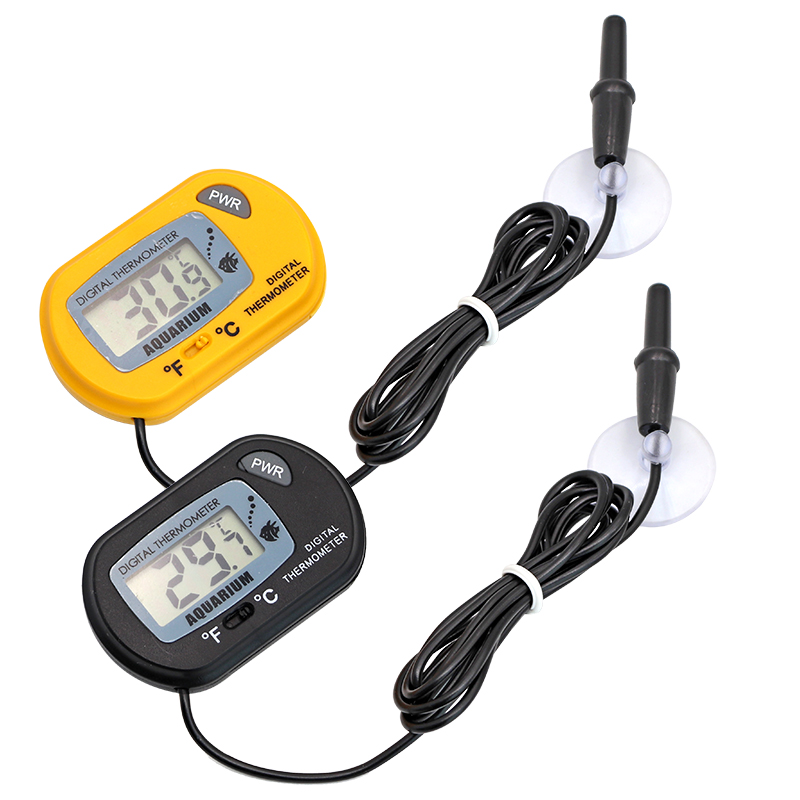 مقياس حرارة رقمي LCD لحوض السم - مراجعة Aquarium Thermometer وسعره