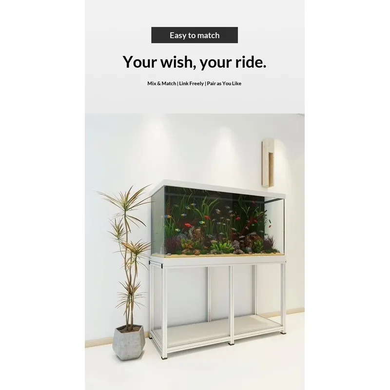 رف حوض سمك من الألومنيوم، ديكو - مراجعة Aquarium Fish Supplier وسعره