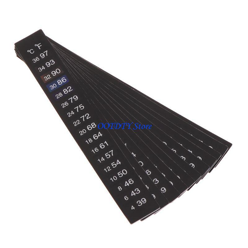 367a 10 pcs betta sticker ther - مراجعة Aquarium Thermometer وسعره