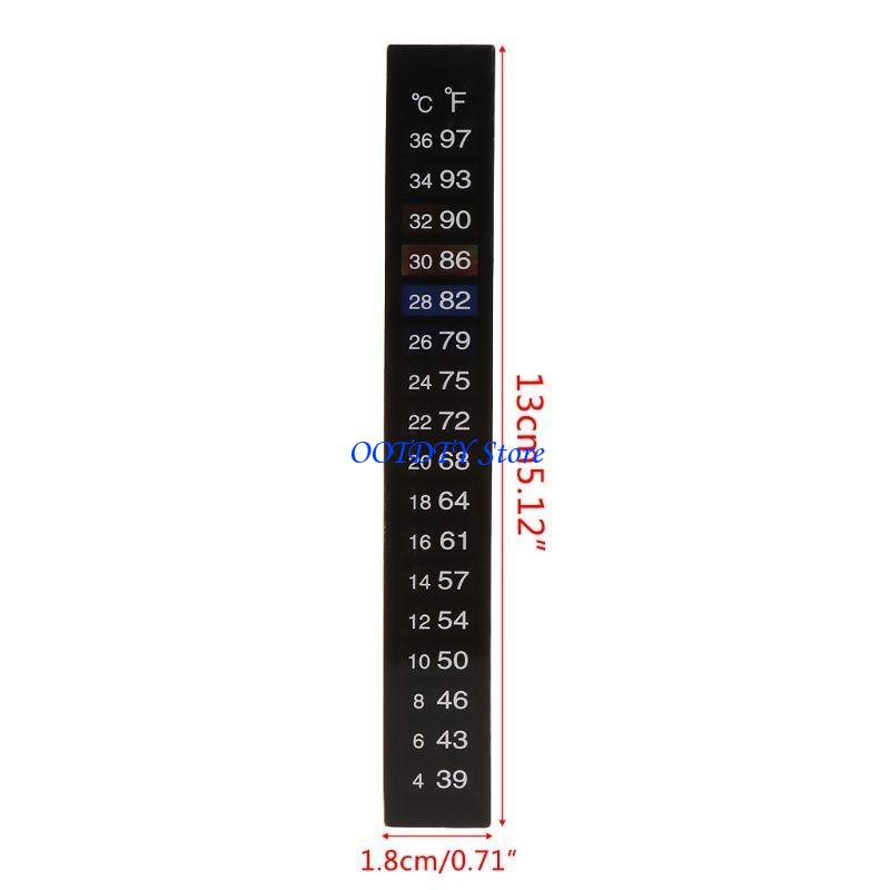 367a 10 pcs betta sticker ther - مراجعة Aquarium Thermometer وسعره