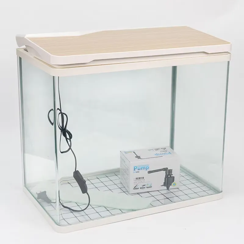حوض أسماك مكتبي متعدد الوظائف  - مراجعة Fish Tank Filter Aquarium وسعره