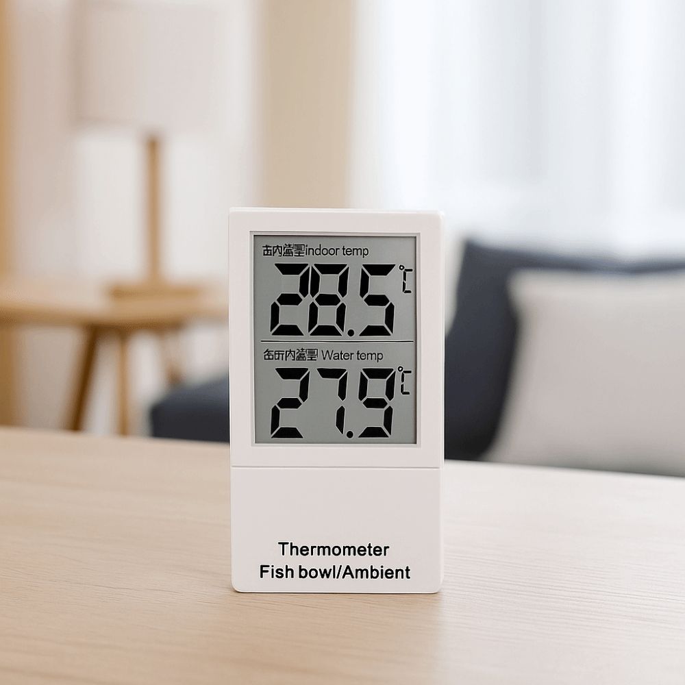 LCD شاشة ديجيتال حوض السمك الص - مراجعة Aquarium Thermometer وسعره