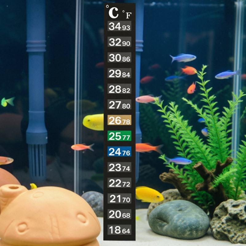 1/5 قطعة مقياس حرارة عالي الدق - مراجعة Aquarium Thermometer وسعره