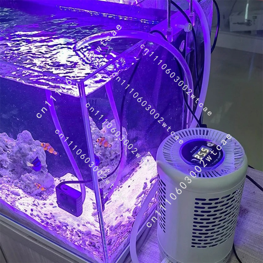 مبرد حوض السمك مع التحكم في در - مراجعة Aquarium Fish Breeding وسعره