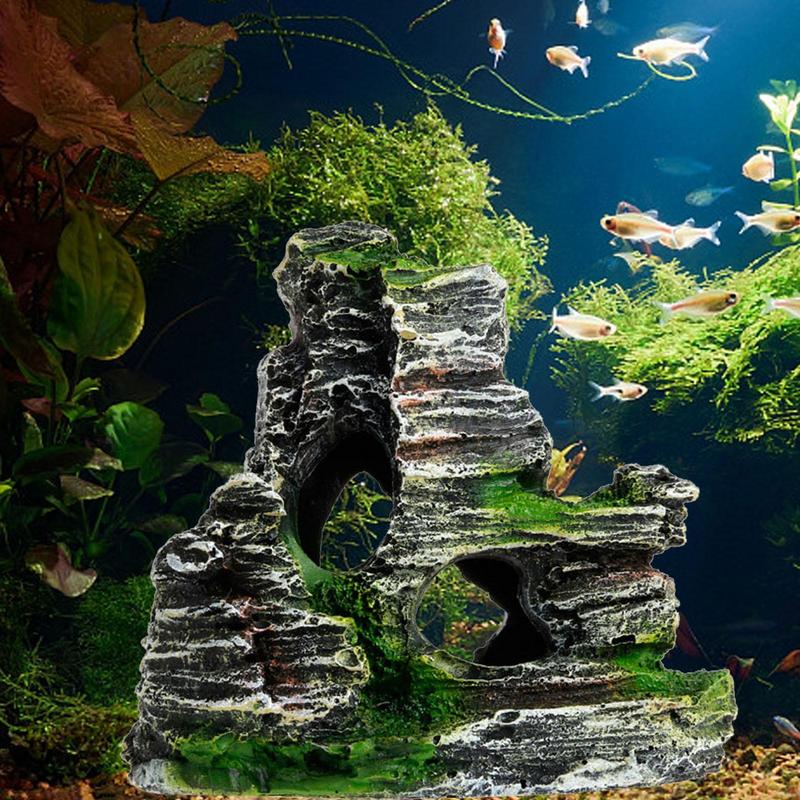 حوض السمك الحجر الرملي الديكور - مراجعة Aquarium Fish Games وسعره