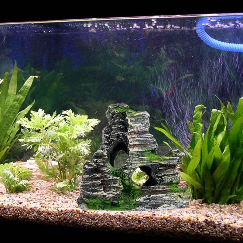 حوض السمك الحجر الرملي الديكور - مراجعة Aquarium Fish Games وسعره