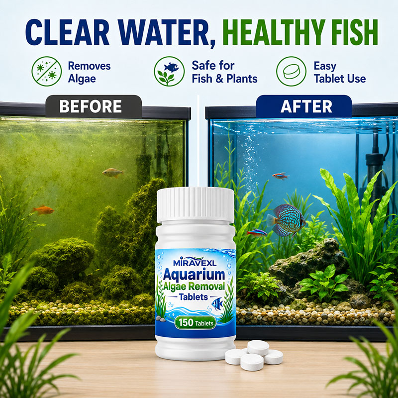 أقراص ميراڤيكس إل 150 لإزالة ا - مراجعة Cleaner Fish Aquarium وسعره