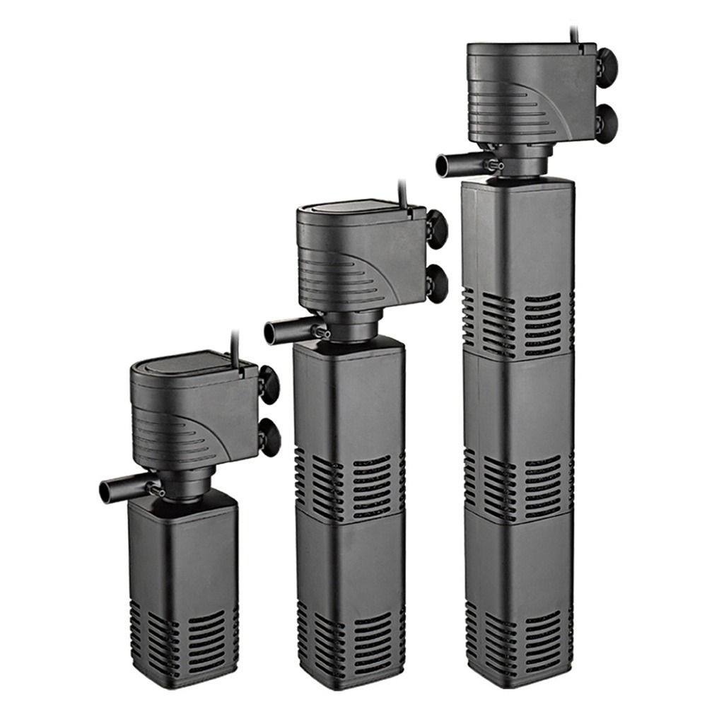 البلاستيك 3 في 1 فلتر خزان الأ - مراجعة Fish Tank Filter Aquarium وسعره