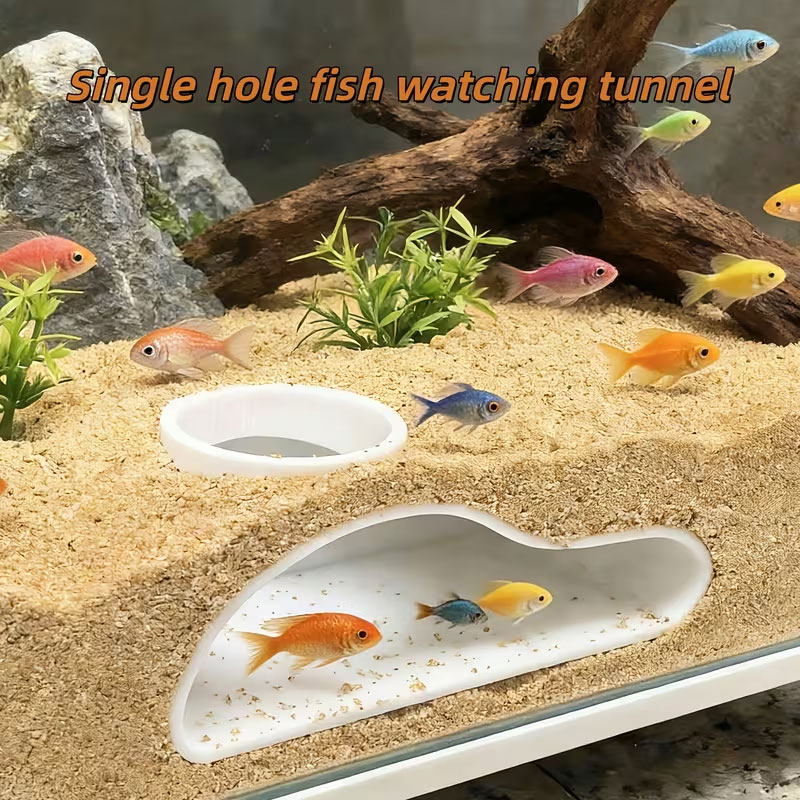 نفق إخفاء للأسماك في حوض السمك - مراجعة Aquarium Fish Games وسعره