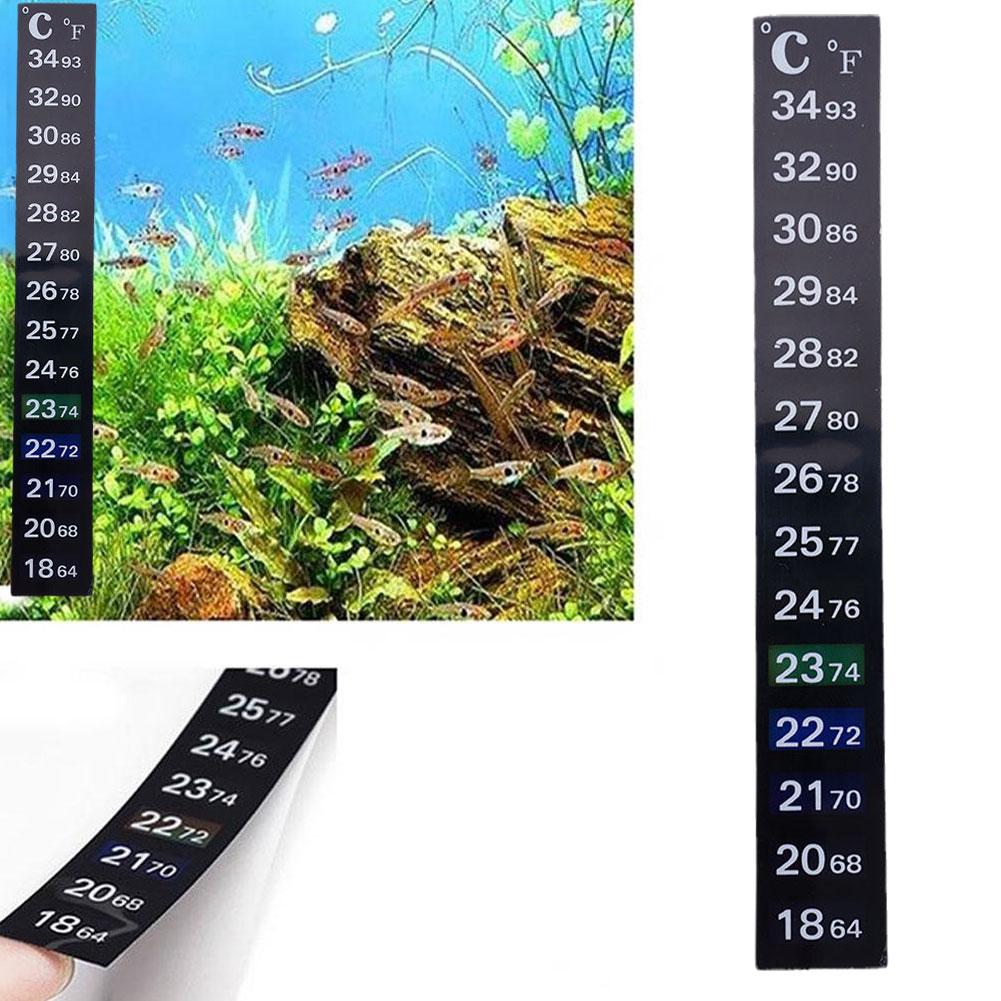 1/5 قطع ملصق ترمومتر رقمي لحوض - مراجعة Aquarium Thermometer وسعره